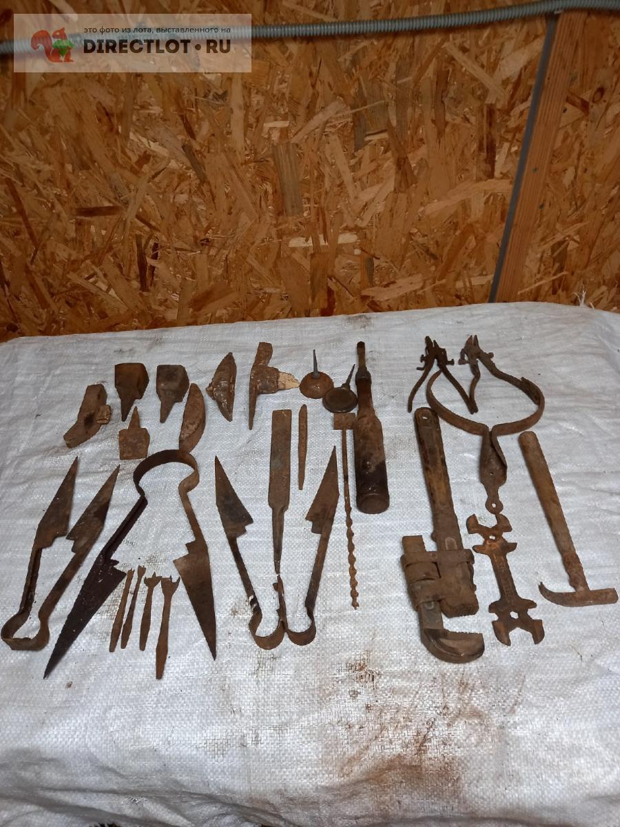 Ретро инструмент, поковки, молотки, ножницы, ключи, сверла и другое ...