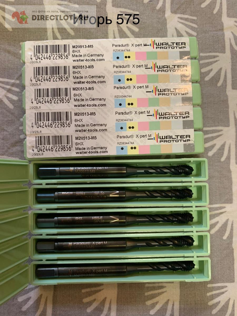 Метчик винтовой Walter M5 купить в Владимире цена 1000 Р на DIRECTLOT ...