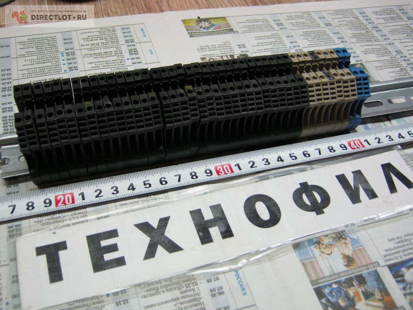 Клеммник наборный (42 шт) на Дин-рейки. 0.5-2.5 кв.мм купить в Твери ...