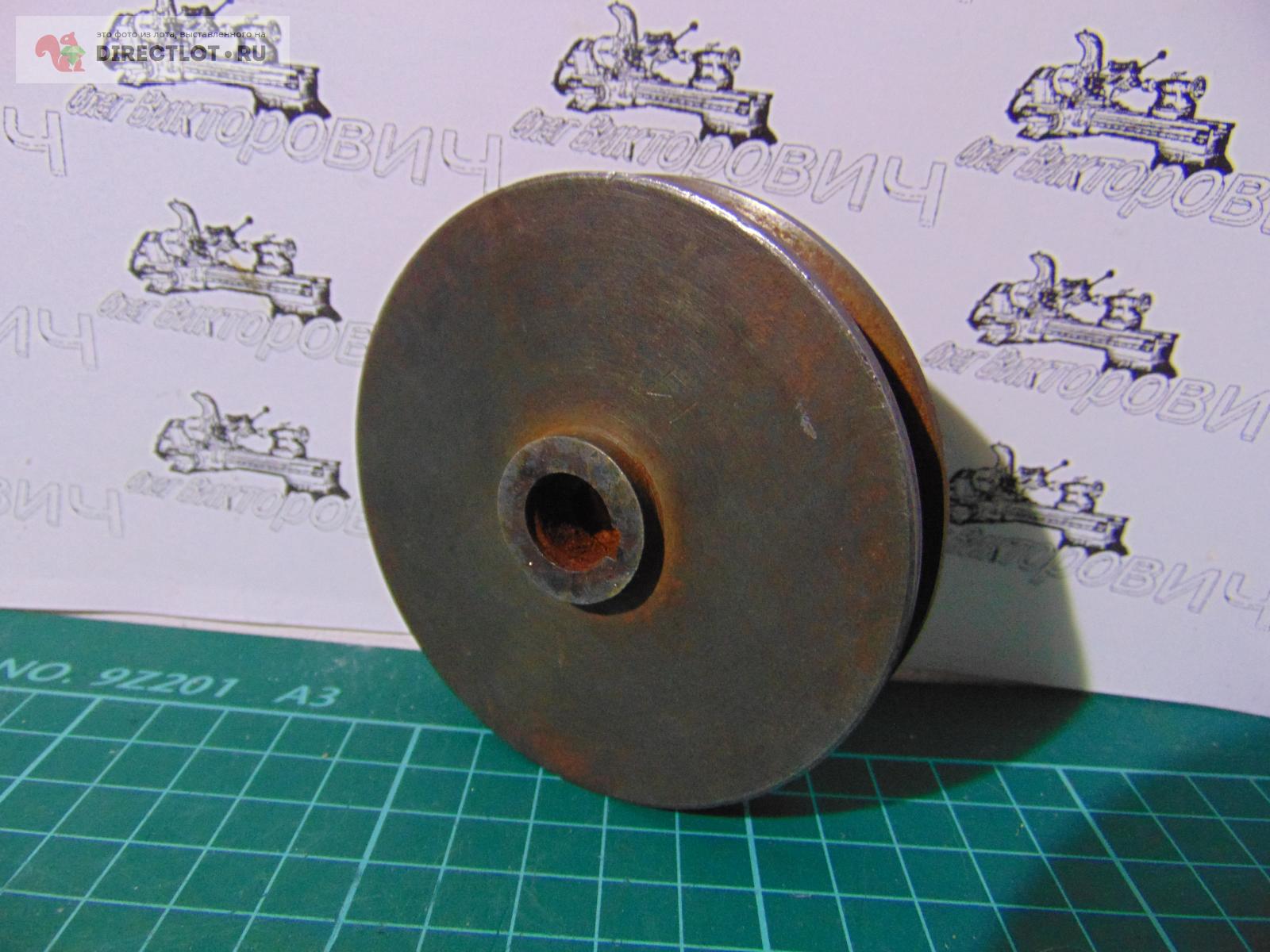 Шкив стальной Ф85 мм, шириной 35 мм, посадка 12 мм, шпонка 4, тип ремня ...