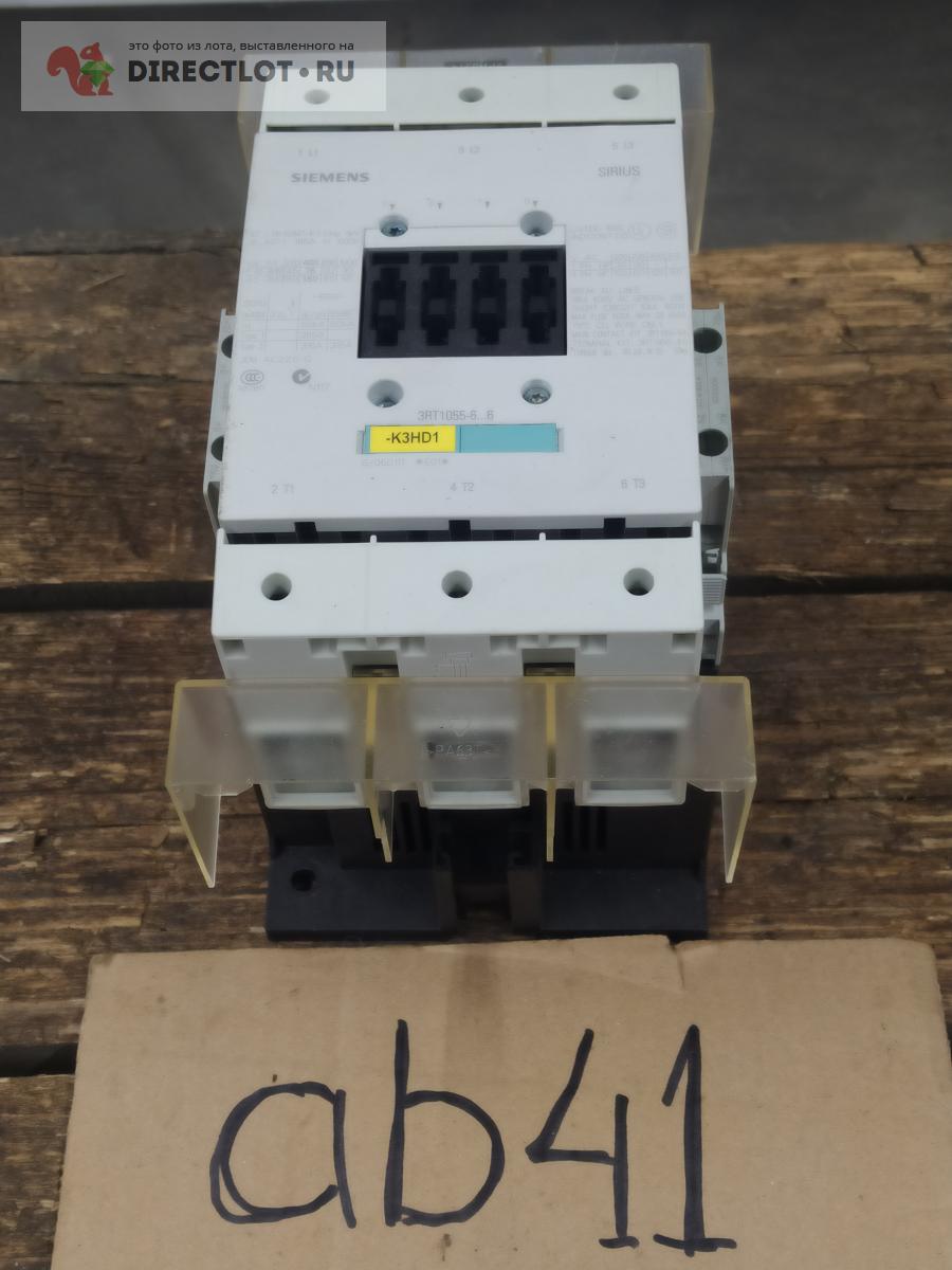 Контактор (магнитный пускатель) Siemens 3RT1055-6...6 AC1-185A, катушка ...