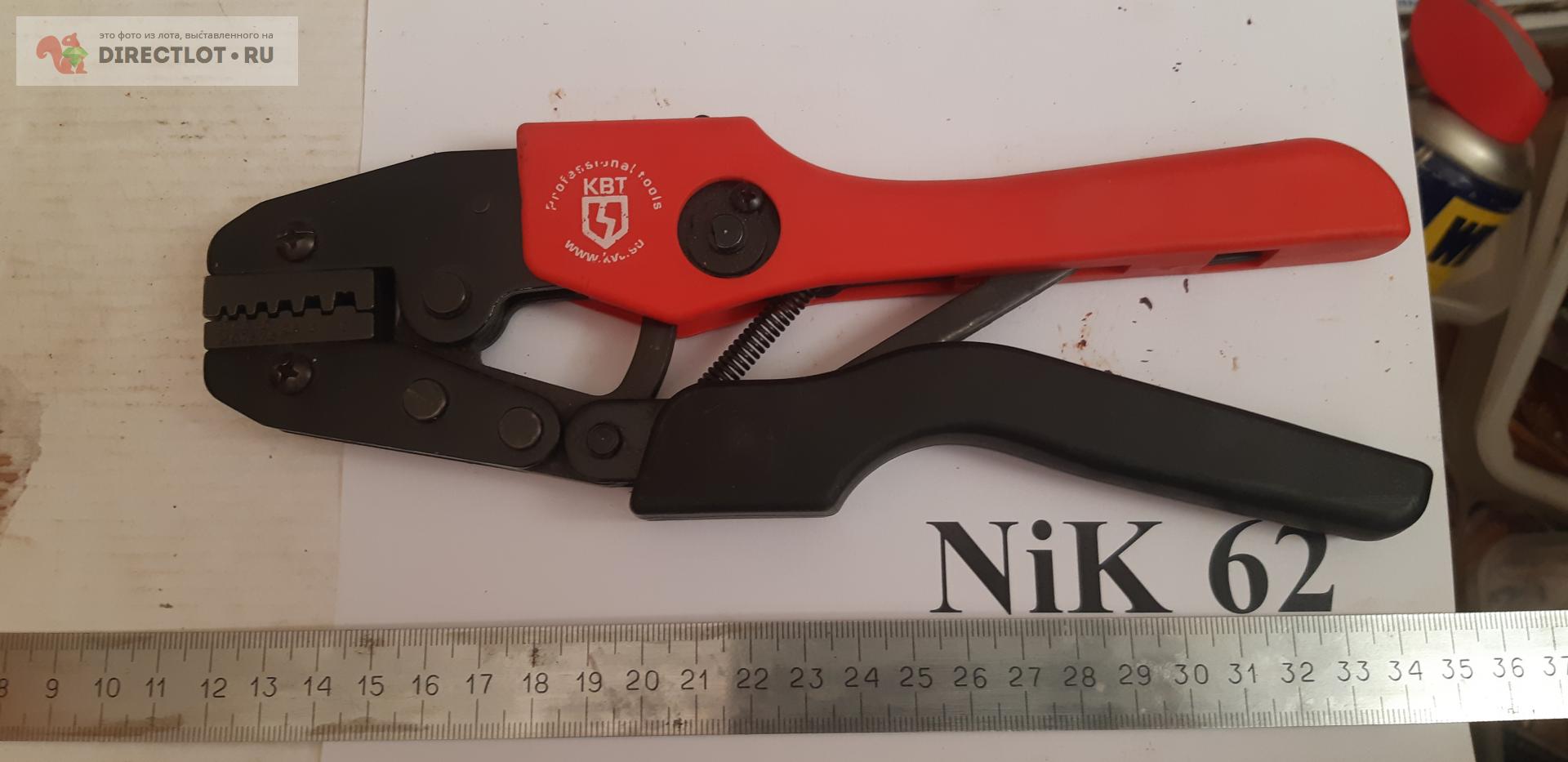 Клещи-обжимные, для обжима кабеля КВТ купить в Рязани цена 800 Р на ...