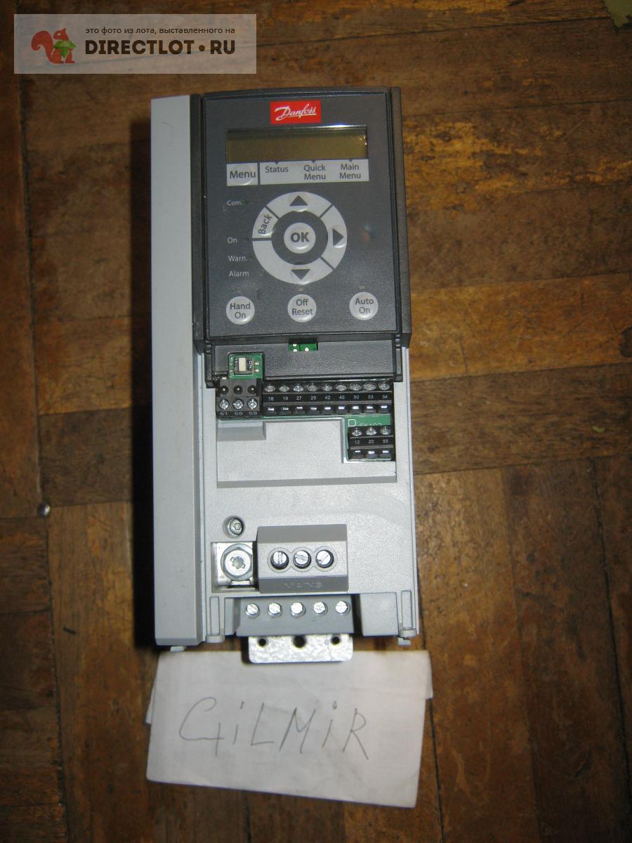 Продам Частотный преобразователь Danfoss 380в 4 кВт купить на DIRECTLOT.RU