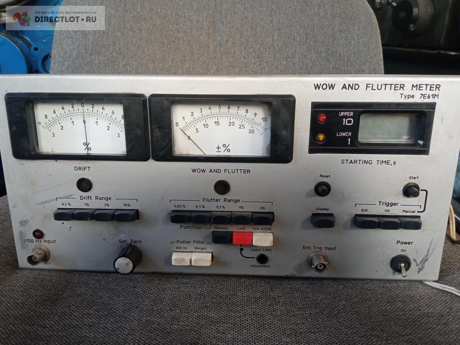 Read Rms Flutter Meter Детономер (wow and flutter meter) 7э61м (7e61m) купить в Воронеже цена ...