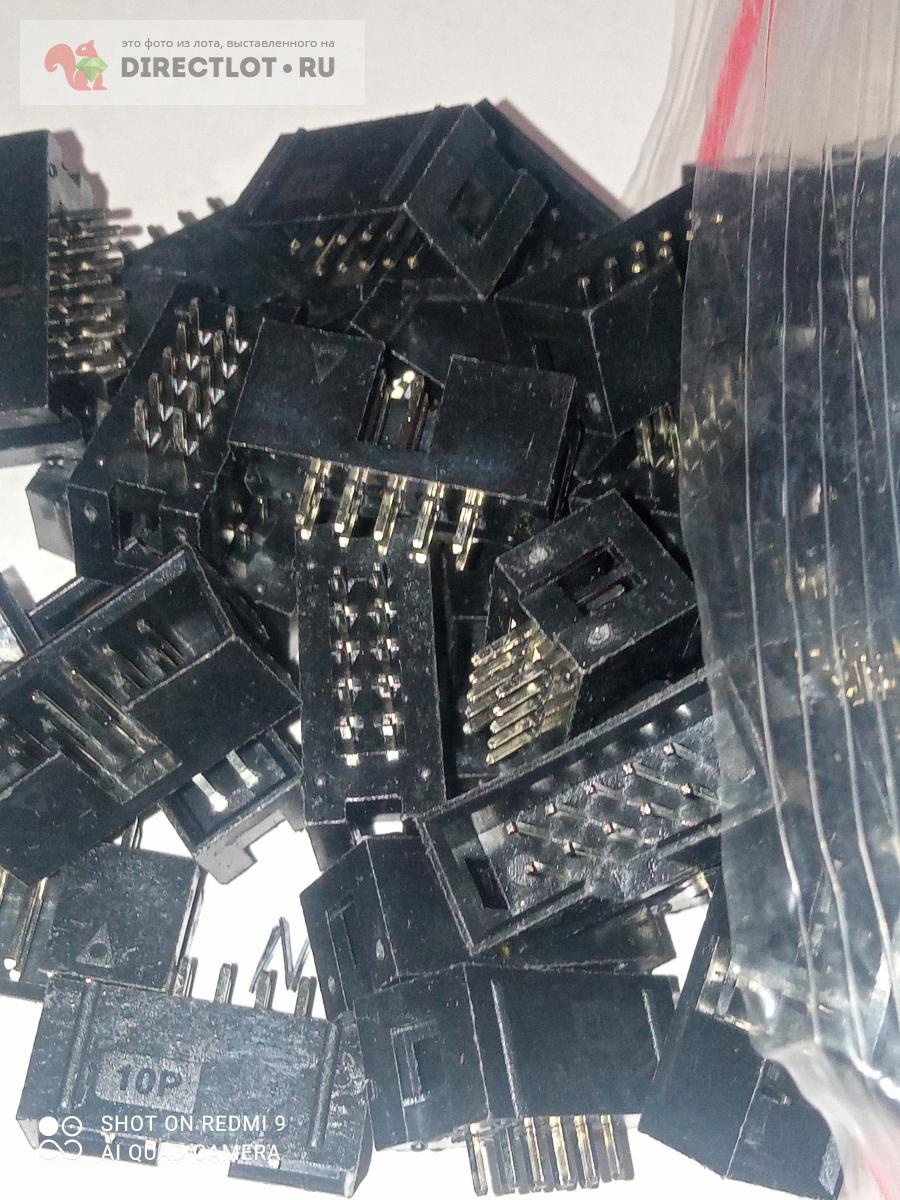 Разъем вилка на плату прямая 10pin 2.54мм BH-10 купить в Жуковском цена ...