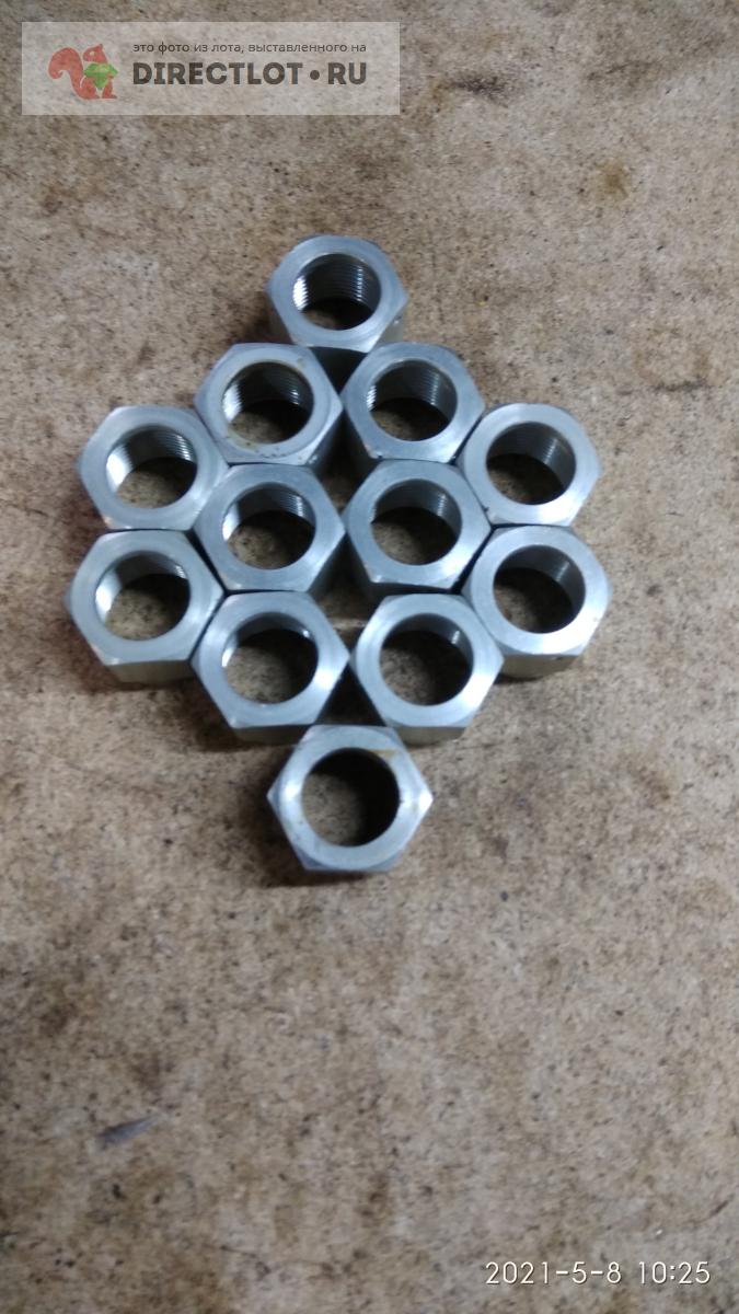 Продам Гайка накидная алюминиевае М24х1,5 мм с отверстием под контровку ...