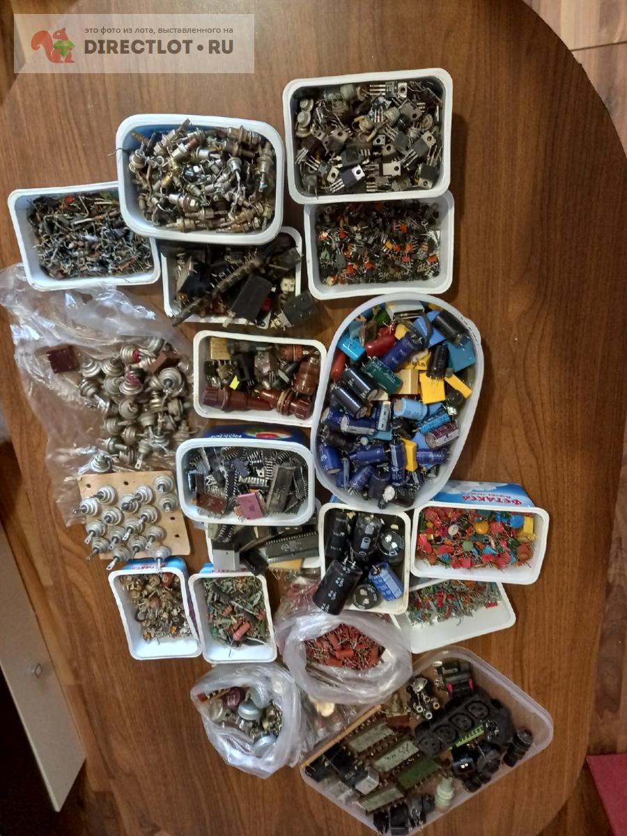 Радиодетали ( резисторы, транзисторы, диоды, конденсаторы, микросхемы и ...