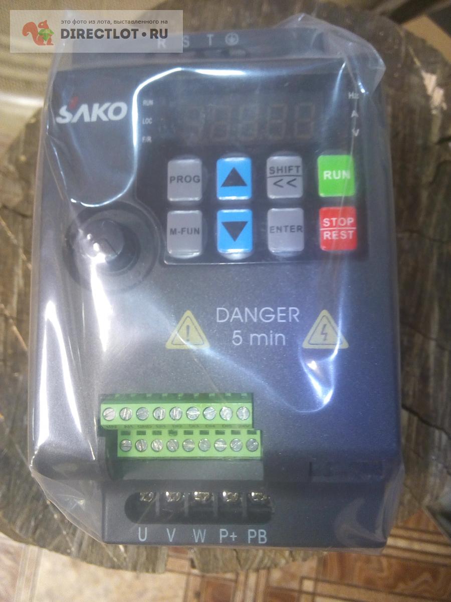 Частотный преобразователь SAKO 2,2 квт 380 вольт.  в Самаре цена .
