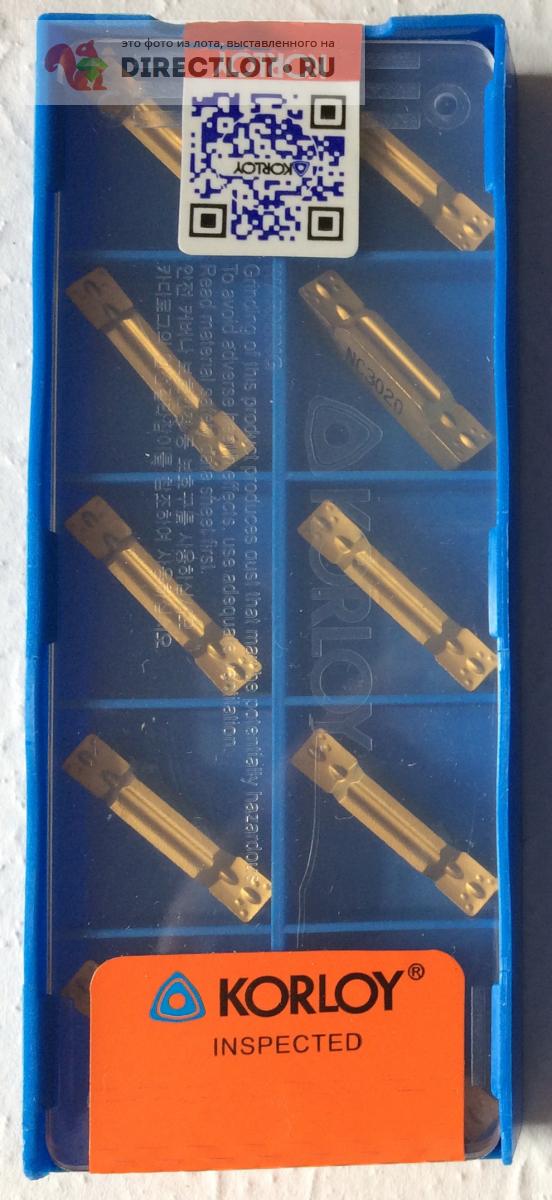 10 твердосплавных пластин MGMN400-M NC3020, Korloy купить в Киеве цена ...