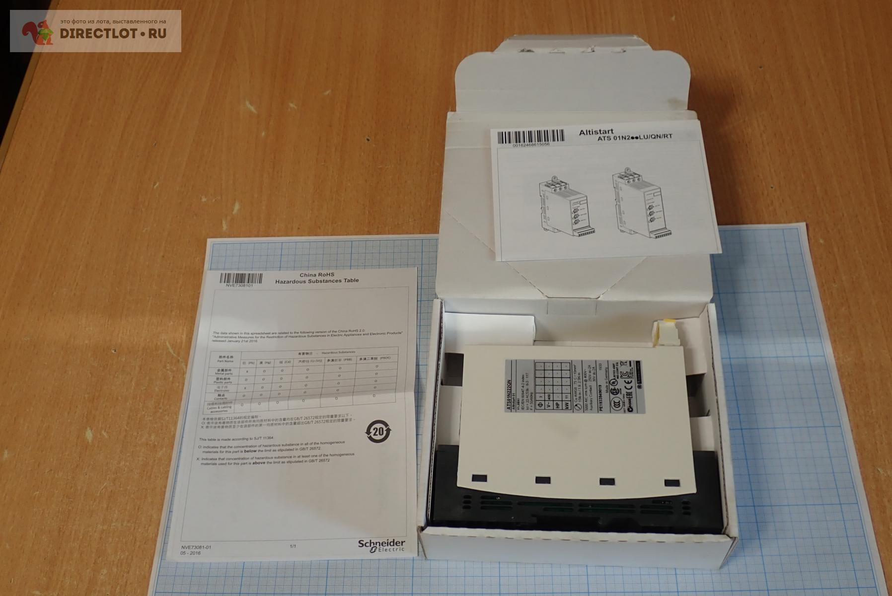 Устройство плавного пуска Schneider Electric ATS01N222QN 22A 380/415V ...