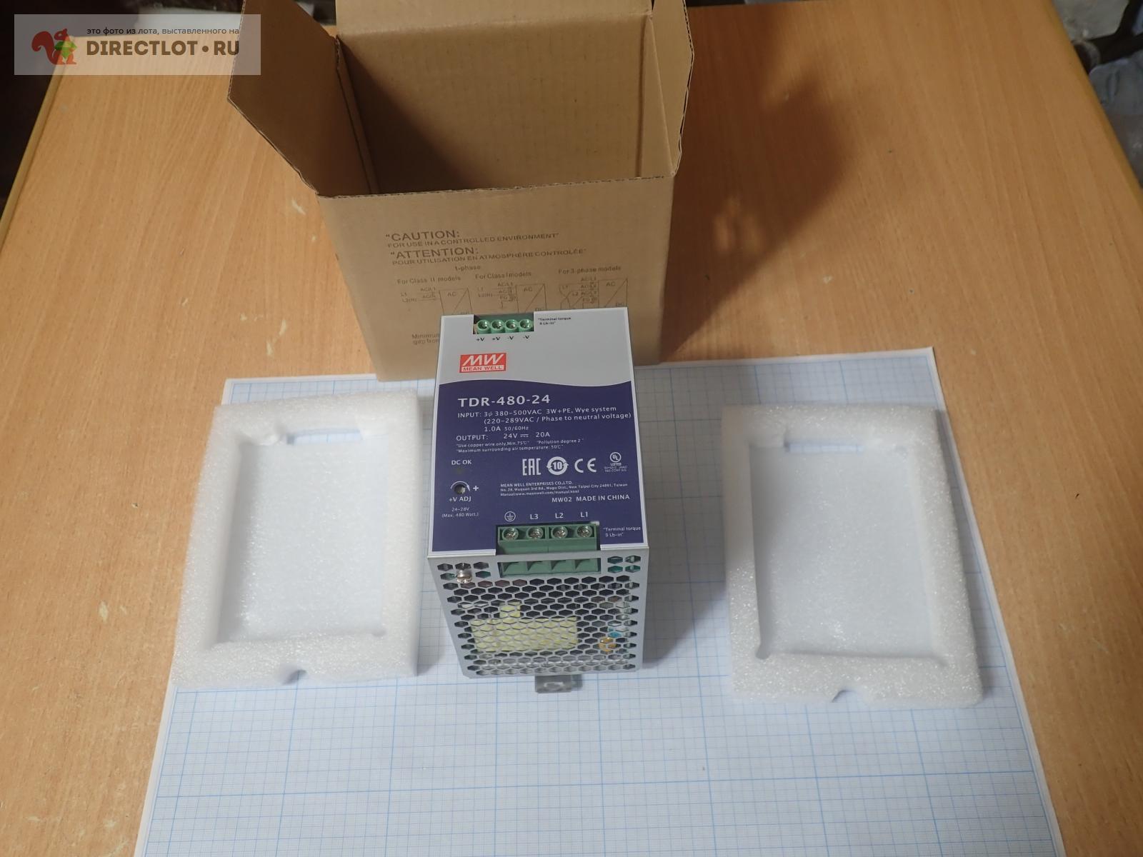 Блок питания MEAN WELL TDR-480-24 вход: 3Ф 380-500VAC 50/60Hz выход ...