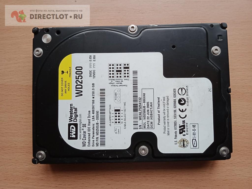 Жёсткий диск HDD Western Digital WD2500JB 250 Gb PATA 250 Гб IDE ...