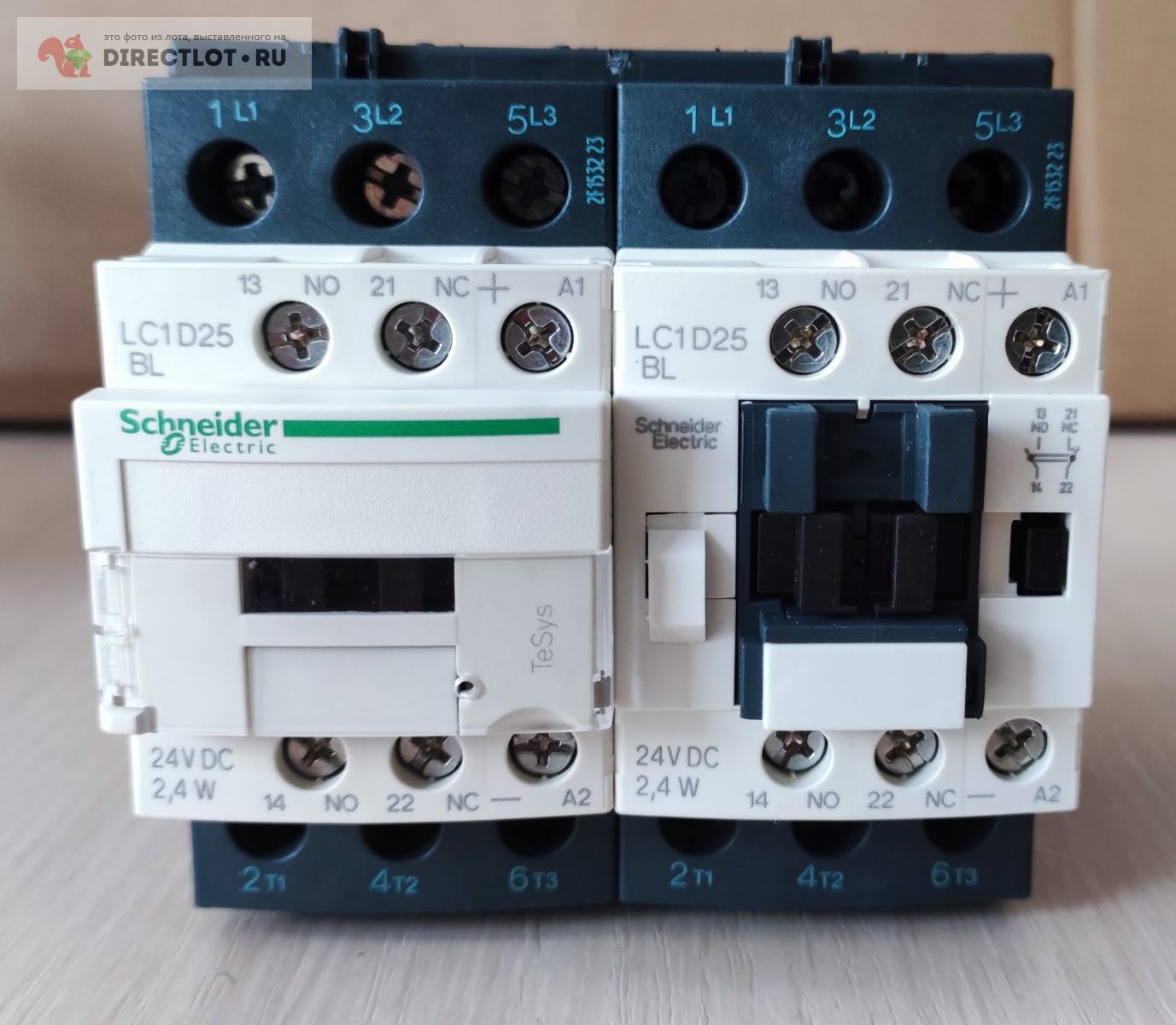 Контактор реверсивный Schneider Electric TeSys LC2D25BL 3P 25А 400/24В ...