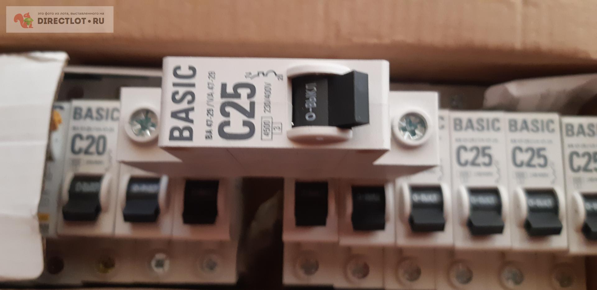 Автоматический выключатель автомат BASIC C25 купить в Рязани цена 30,00 ...