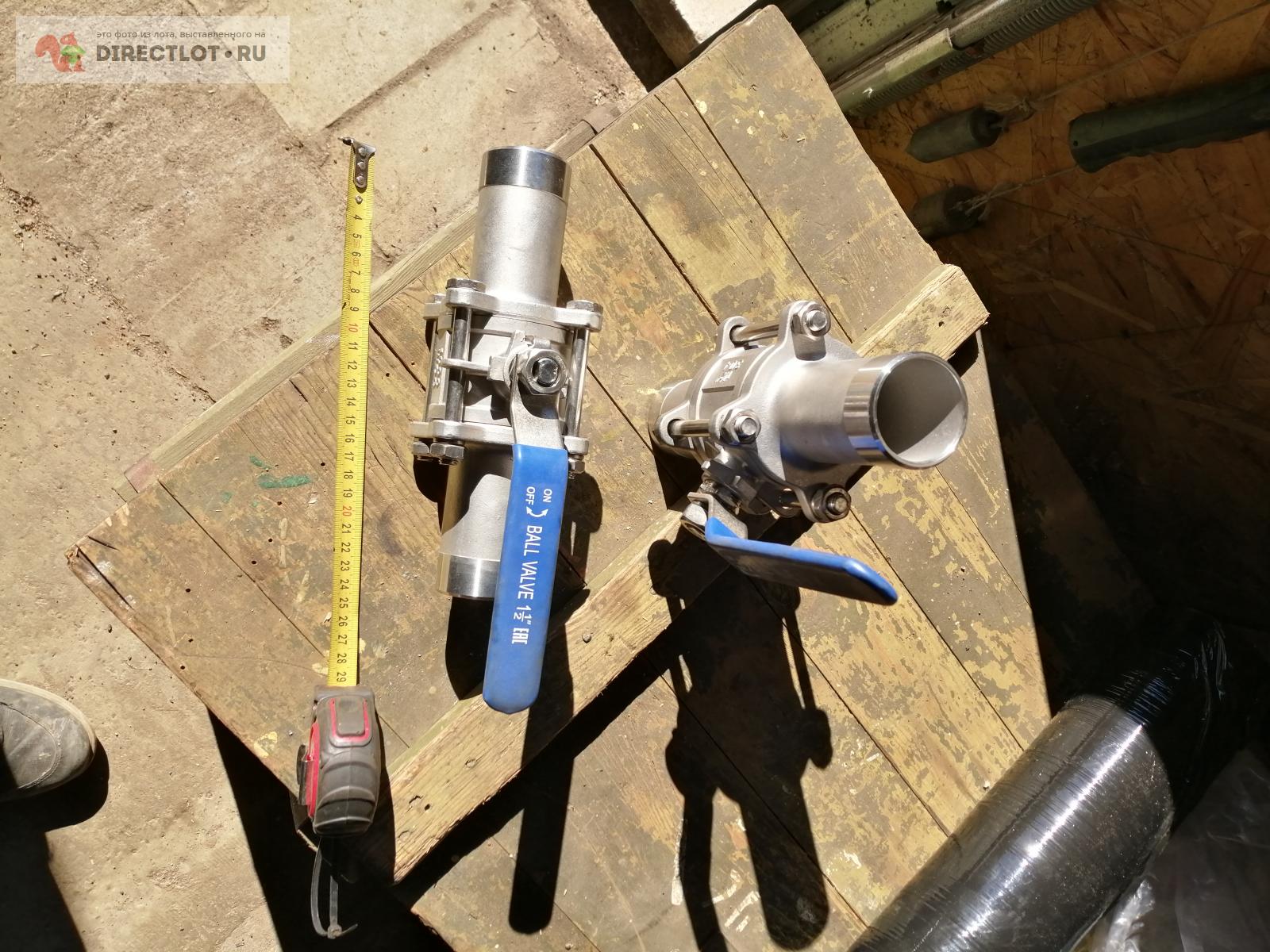 Кран шаровой нержавейка 1\"1/2 304 приварной новый купить в Санкт ...