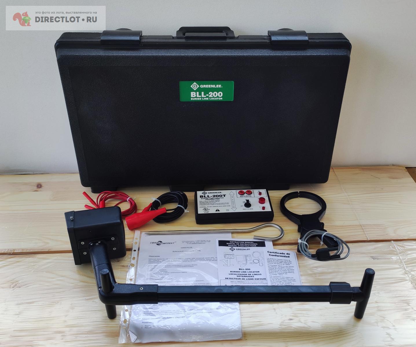 Кабельный локатор (Трассодефектоискатель) Greenlee BLL-200T купить на ...
