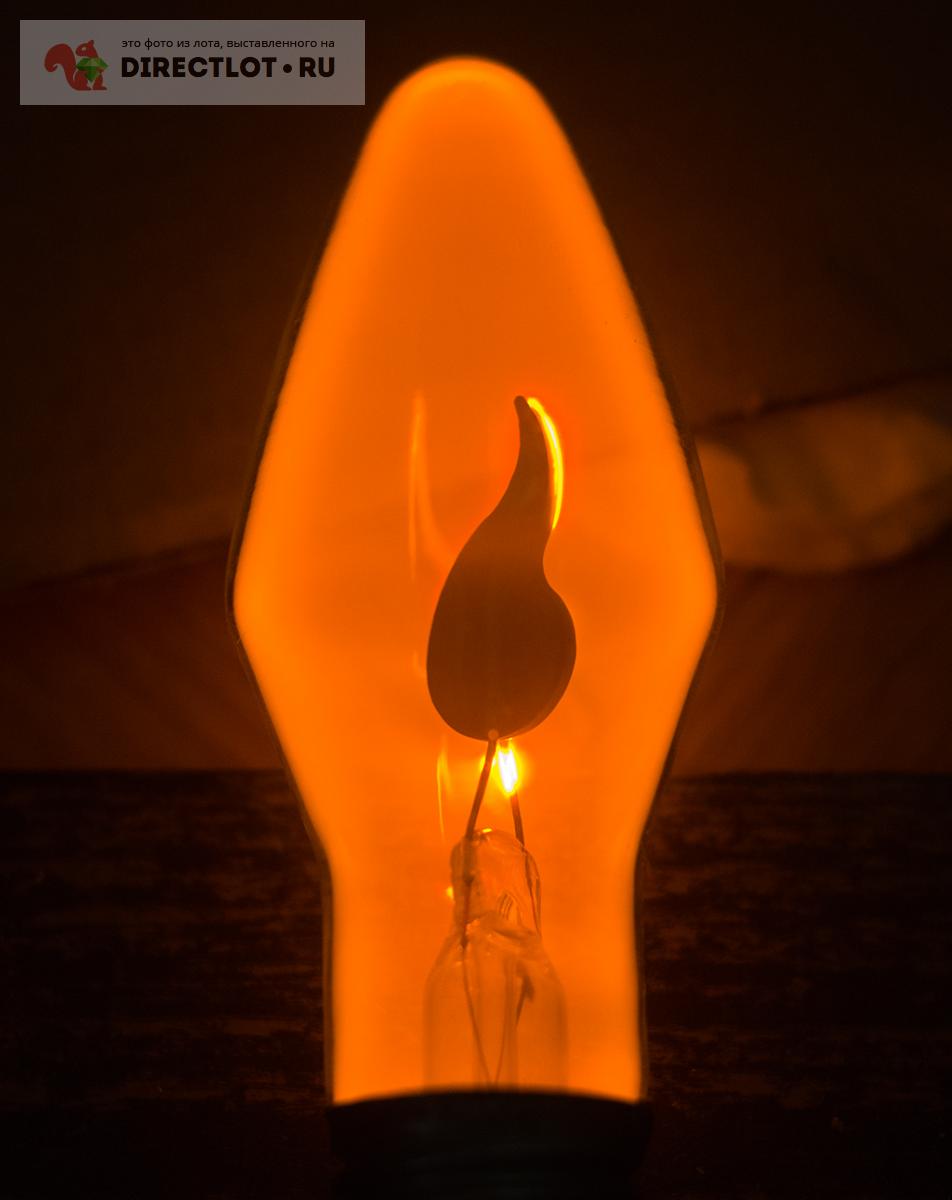 Советская декоративная газоразрядная неоновая лампа свечка с резистором ...