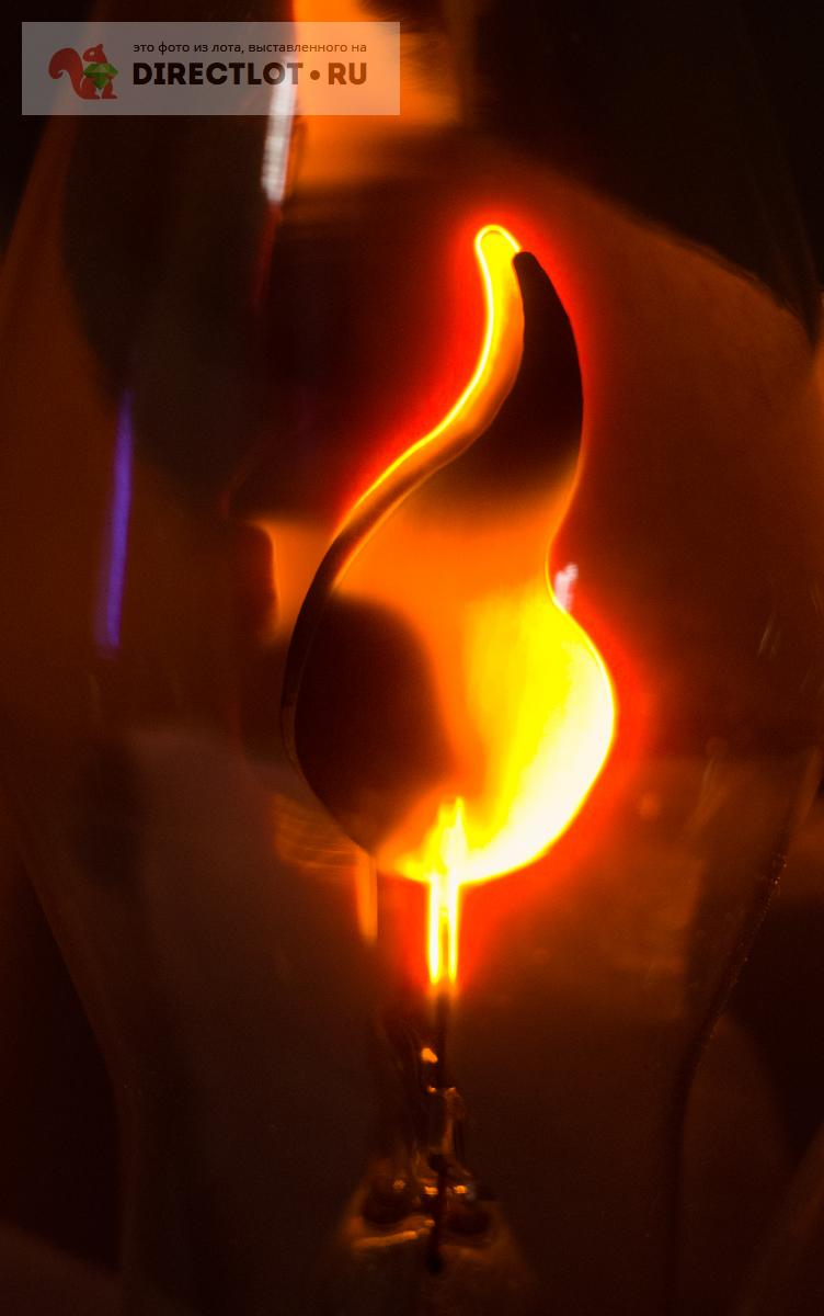 Советская декоративная газоразрядная неоновая лампа свечка с резистором ...