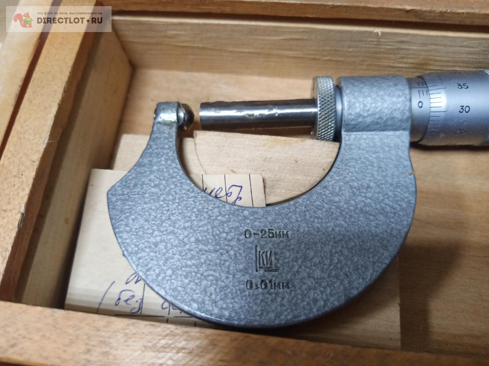 Микрометр трубный МТ 0-25, 0,01 мм. КРИН. купить в Кемерово цена 2500 Р ...