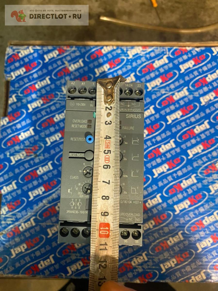 Устройство плавного пуска 22 кВт Siemens SIRIUS 3RW4036-1BB14 купить в ...