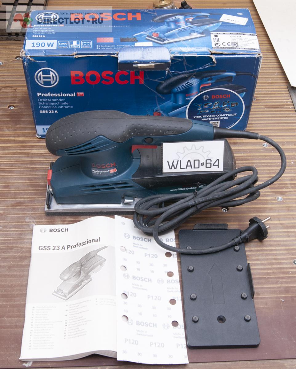 Шлифовальная машинка Bosch GSS 23A купить в Ростове-на-Дону цена 3000 Р ...