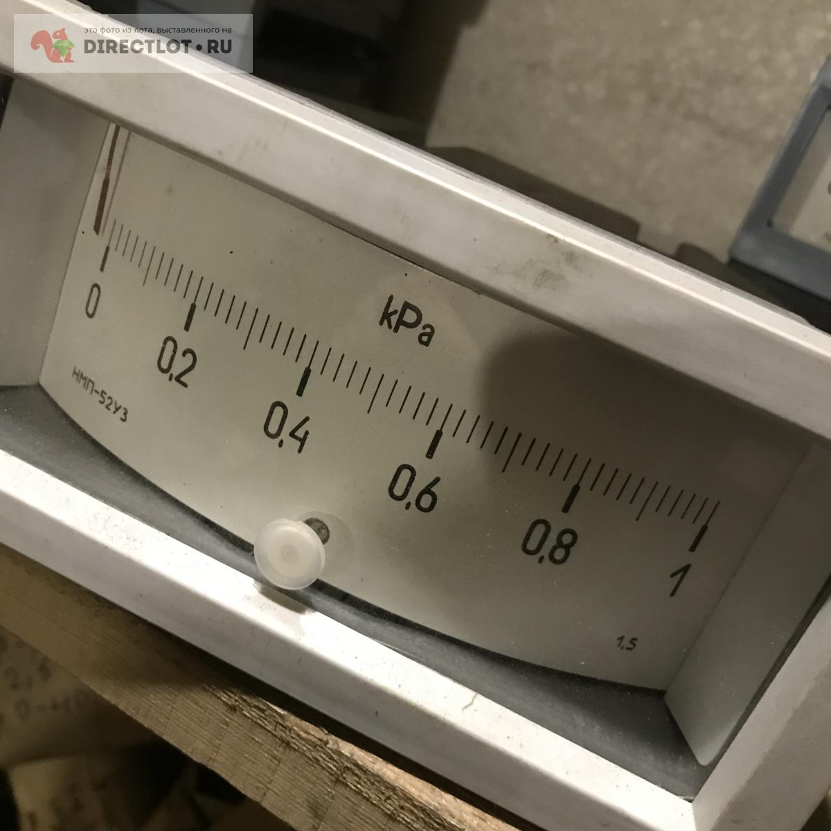 Напоромер мембранный показывающий НМП-52 М от 0 до +1кПа (от 0 до 0,01 ...