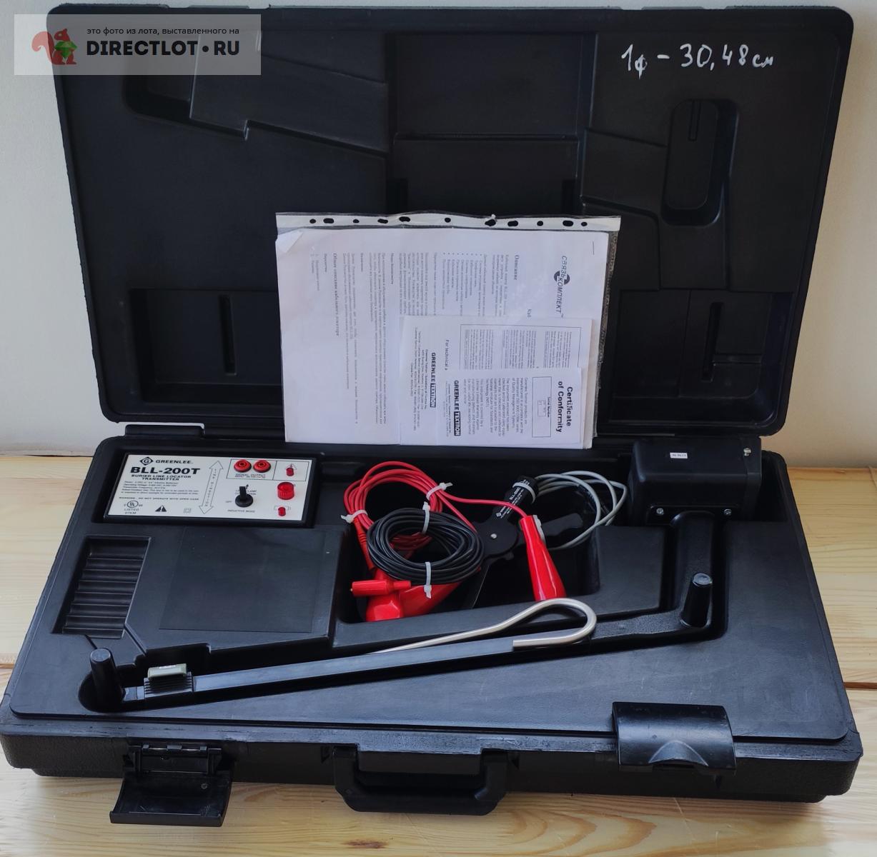 Кабельный локатор (Трассодефектоискатель) Greenlee BLL-200T купить на ...