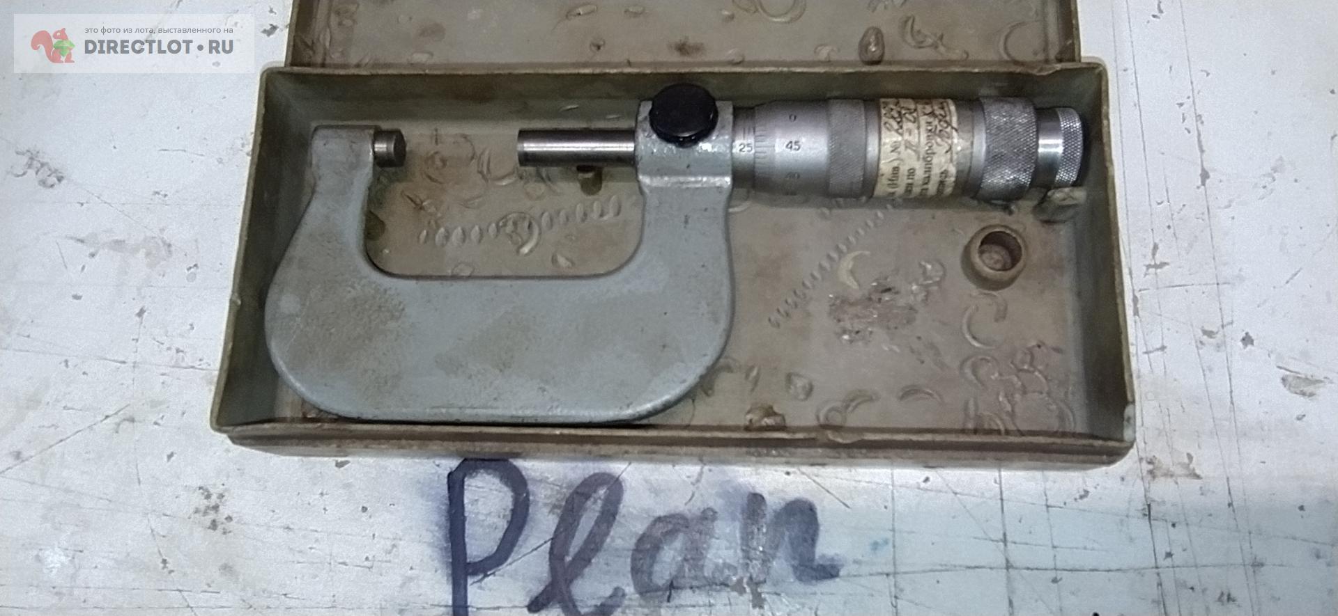 Микрометр гладкий МК-50 (25-50) 0,01 Калибр ГОСТ 6507-60 купить в ...