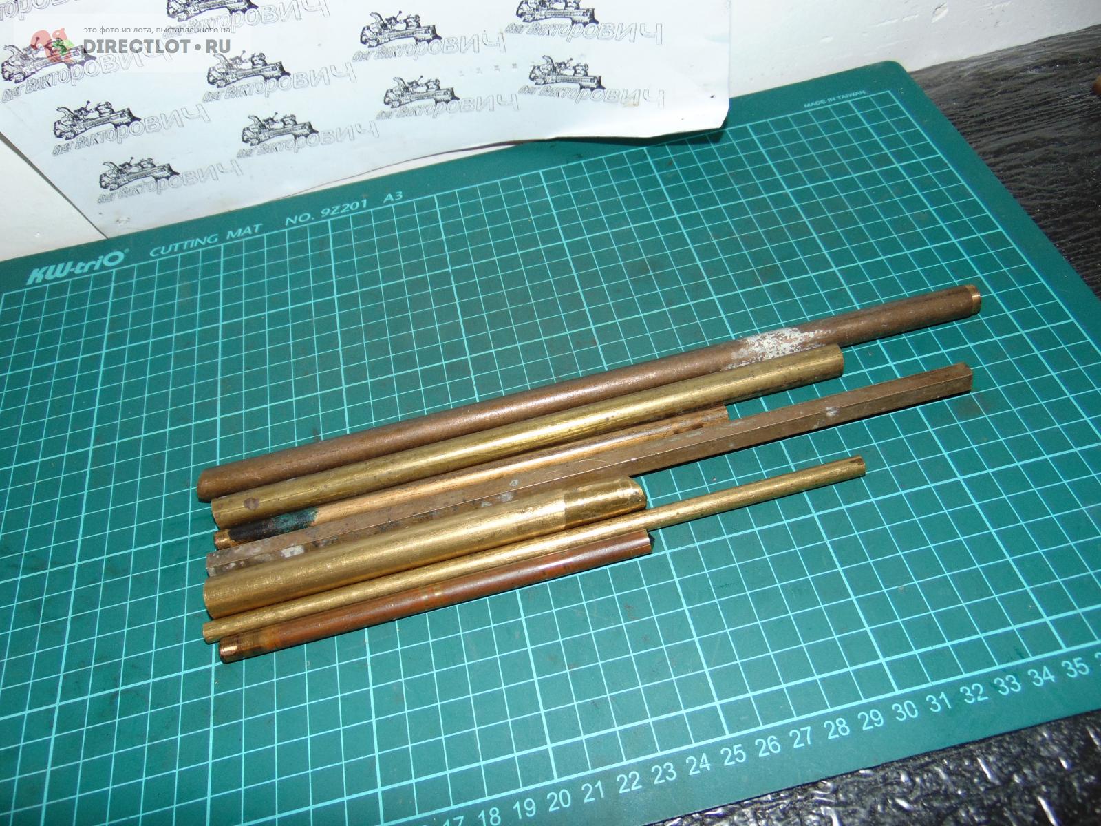 Заготовки латунного круга (диаметр 7-14 мм) и шестигранник 10 мм, общий ...