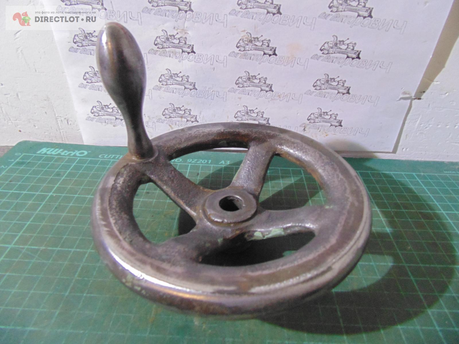 Штурвал маховик станочный 160 мм, посадка цилиндрическая 15 мм, шпонпаз ...