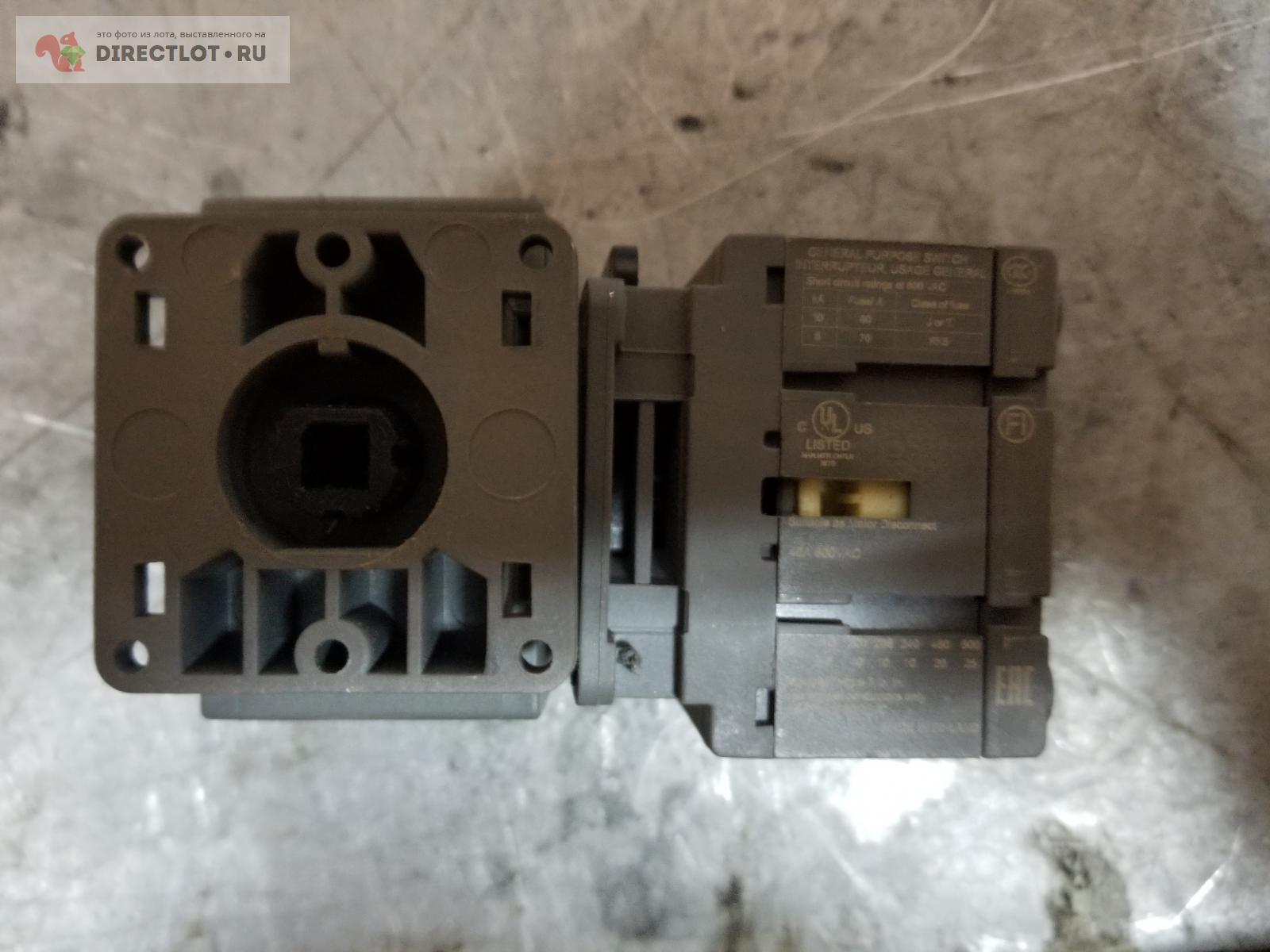 Рубильник ABB OT40FT3 до 40А 3х-полюсный дверного монтажа (без ручки ...