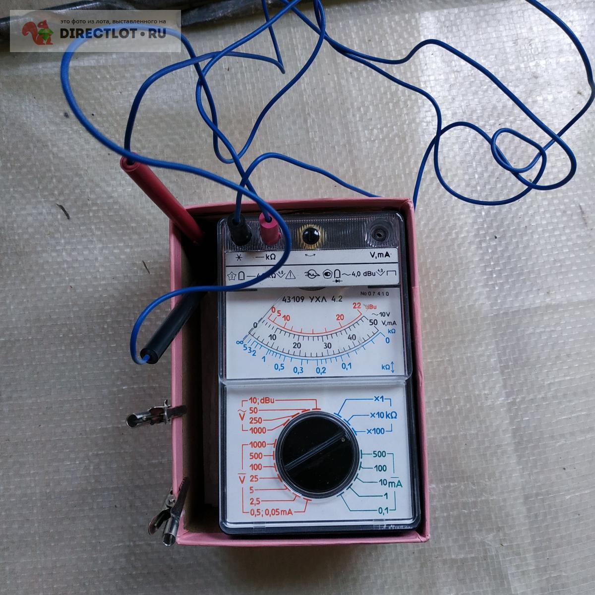 Мультиметр Ц43109 купить в Орле цена 1000 Р на DIRECTLOT.RU - Приборы ...