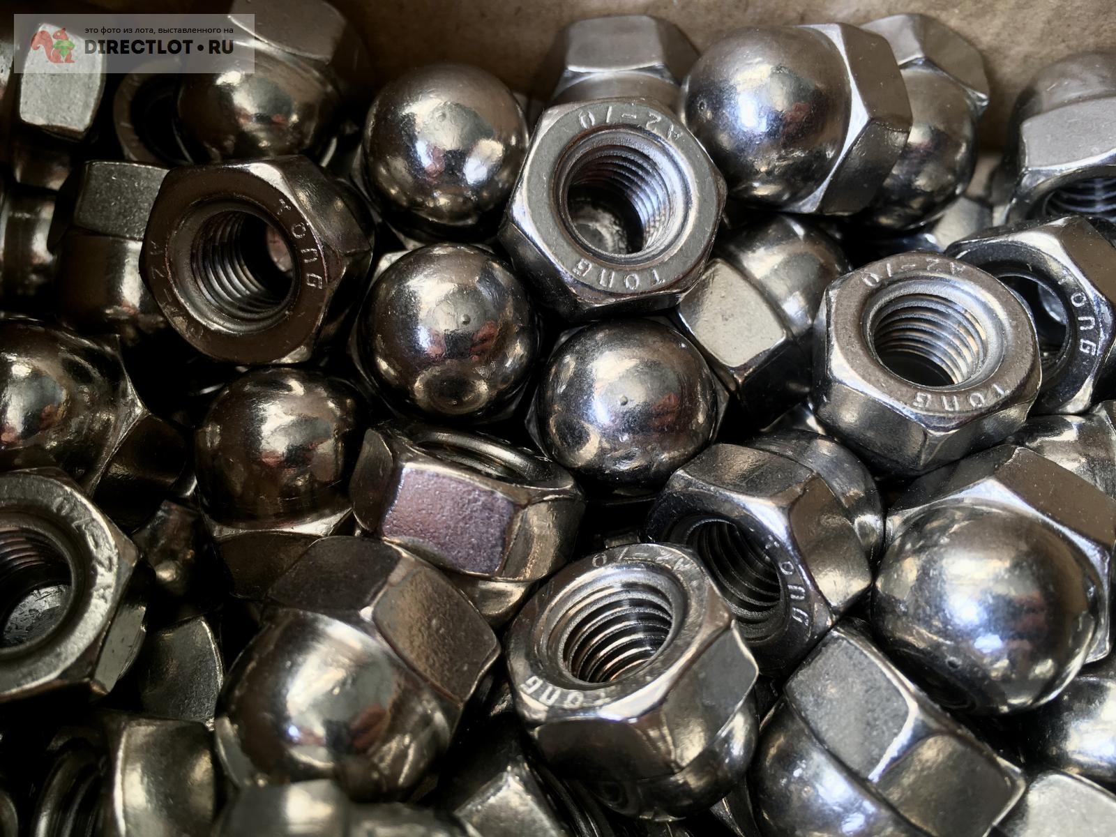 Гайка колпачковая M10-1.5 нержавеющая А2-70 DIN 1587 купить в ...