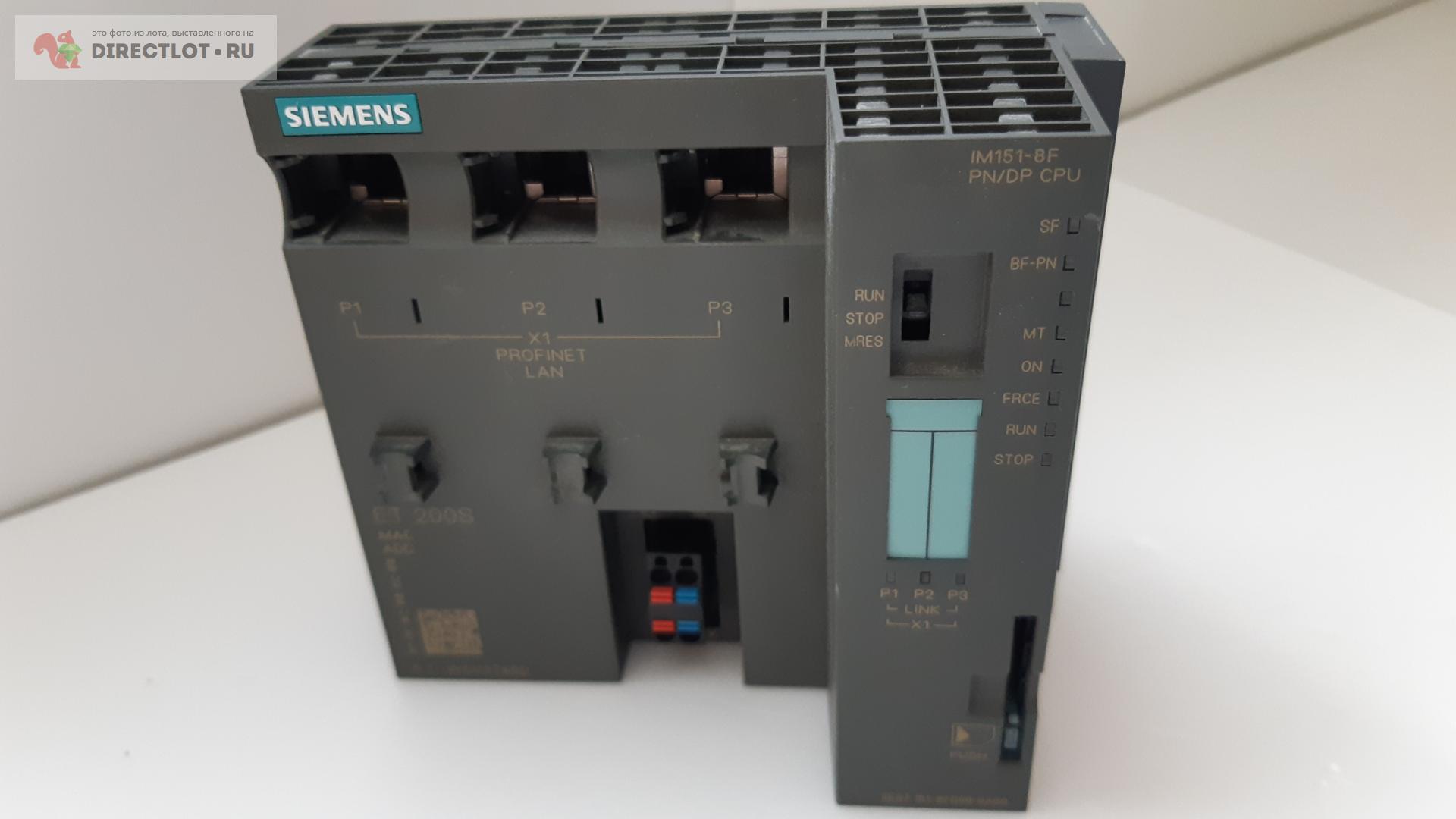 Siemens IM151-8F PN/DP CPU - модуль ЦПУ 6ES7151-8FB00-0AB0 купить в ...