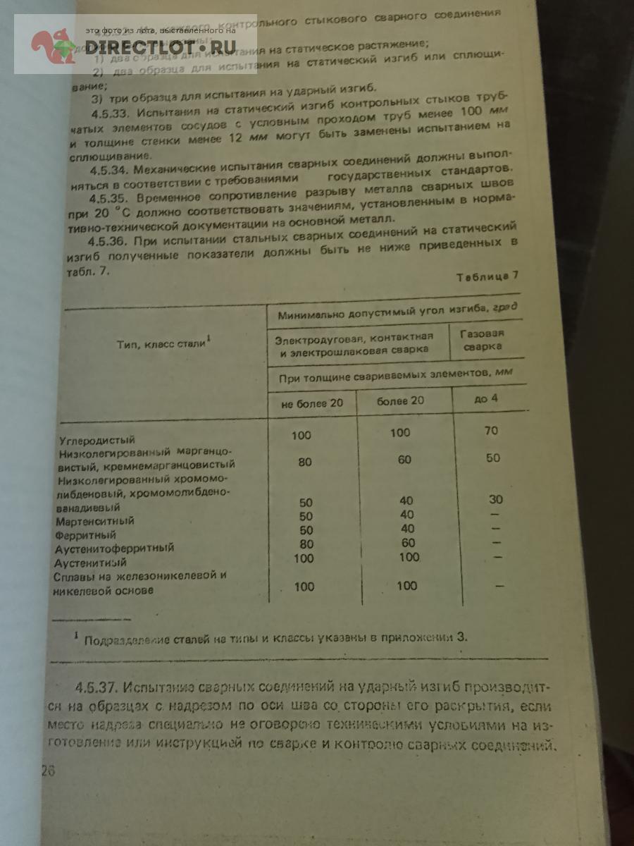 Книга. Правила устройства и безопасной эксплуатации сосудов работающих под  давлением купить в Москве цена 290 Р на DIRECTLOT.RU - Книги по теме работы  с металлом и материалами продам