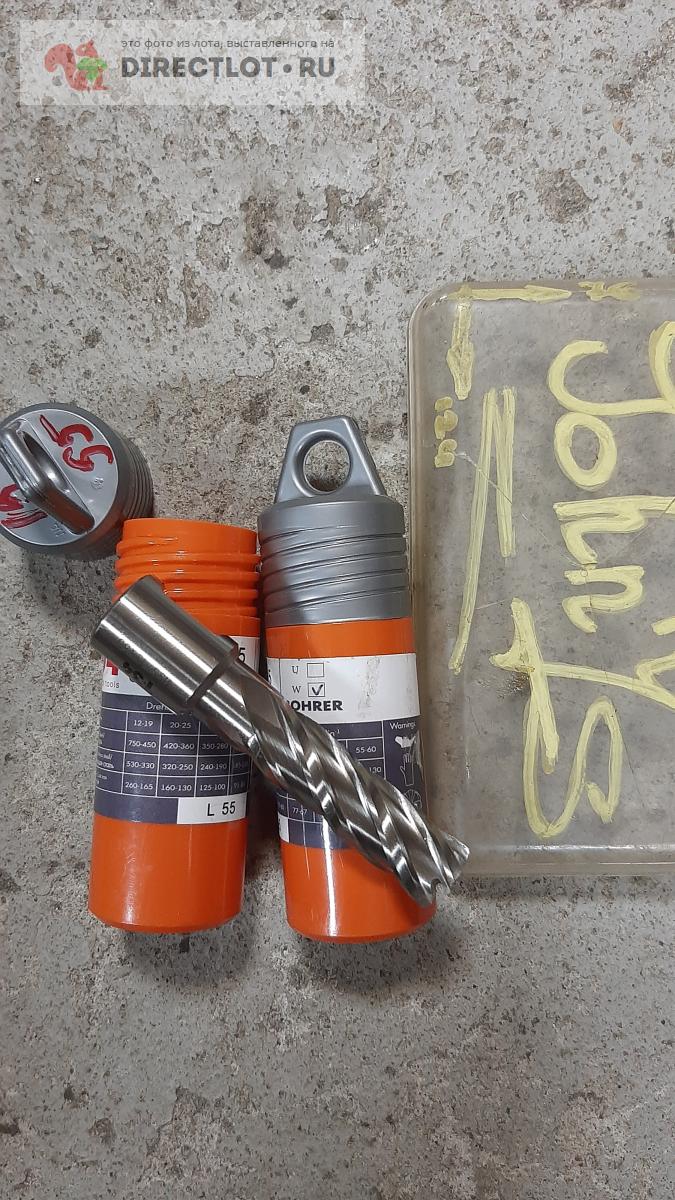 Сверло корончатое (кольцевое) по металлу ф15х55, HSS, weldon 19 купить ...