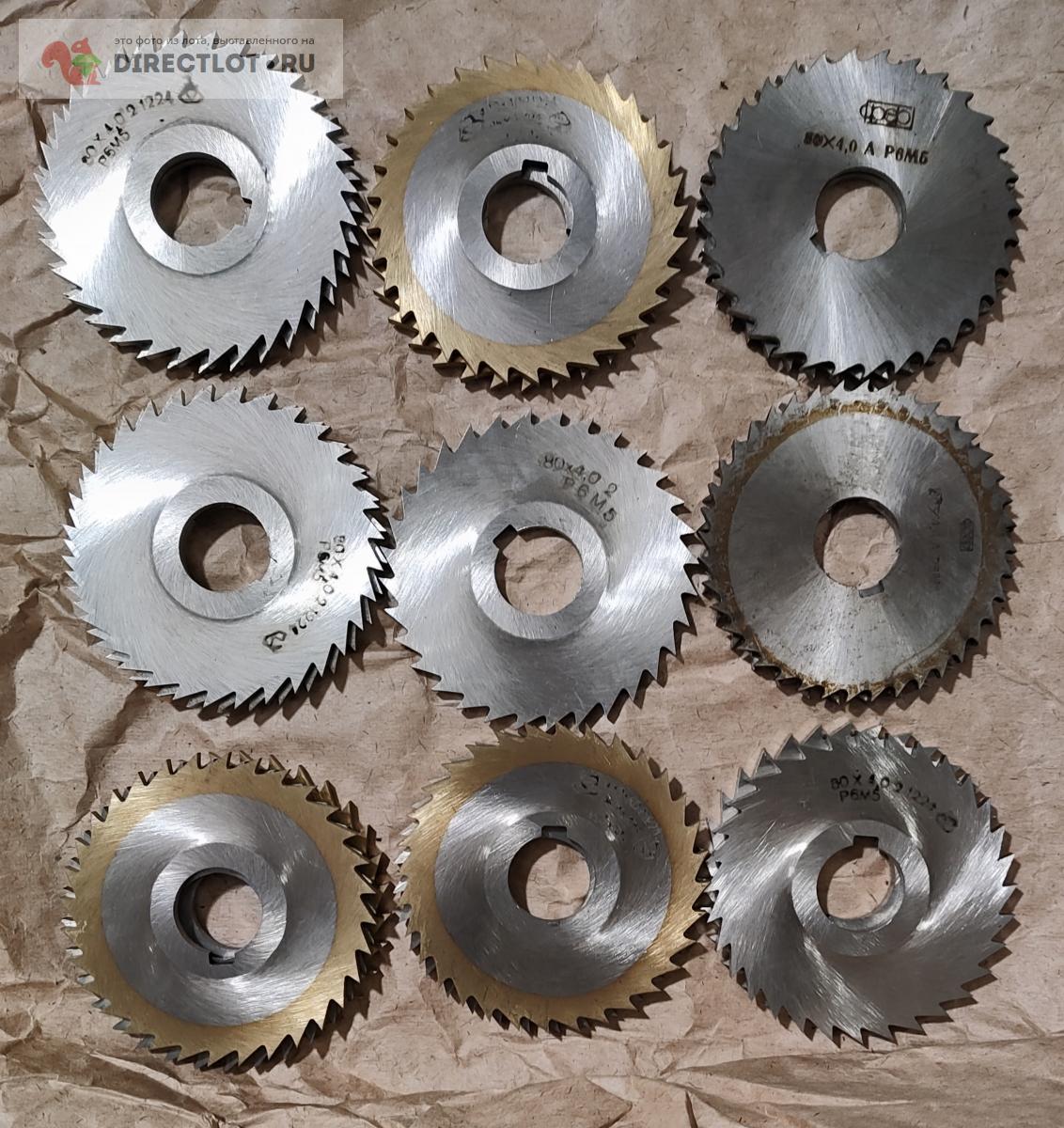 Фреза отрезная прорезная 80х4 (Р6М5,Р6АМ5) Z32-40 Тип2 (новая) СССР ...