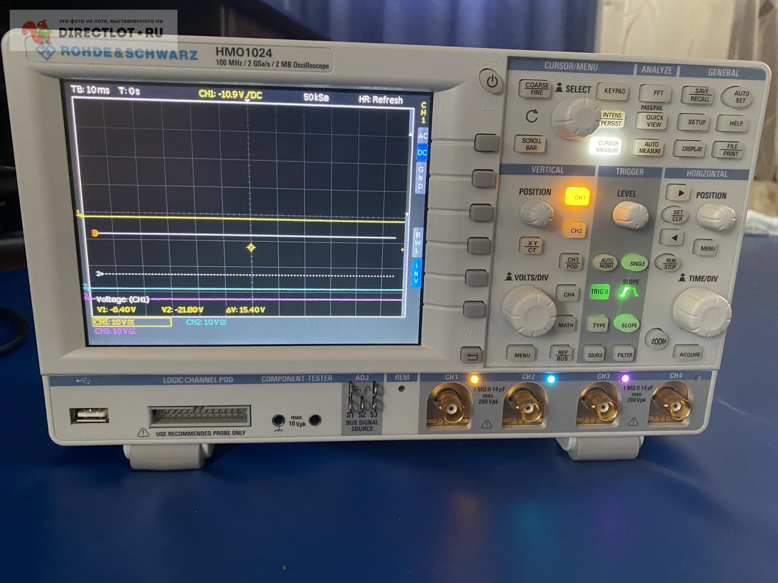 Осциллограф цифровой Rohde&Schwars HMO 1024 купить в Ставрополе цена 100000  Р на DIRECTLOT.RU - Приборы (осциллографы, генераторы, тестеры, КСВ) продам