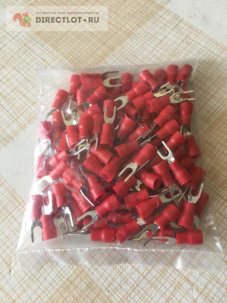 Наконечник вилочный изолированный НВИ SV1,25-3 красный, cечение 0,5-1,5 ...