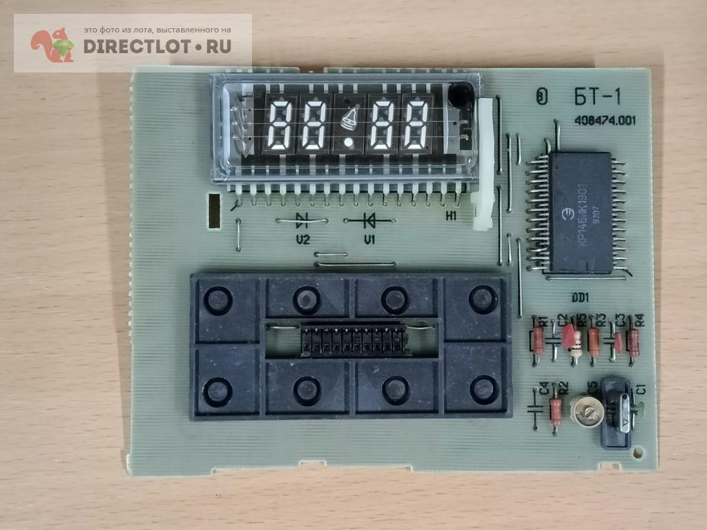 Плата электронных часов на К145ИК1901 и вакуумном индикаторе ИВЛ1-7/5 ...
