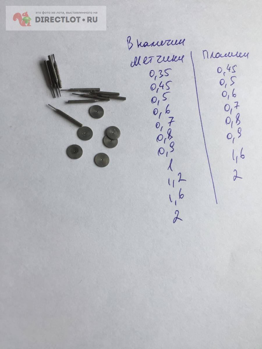 Метчик и плашка часовая 0,45 мм купить в Москве цена 32,00 Р на ...