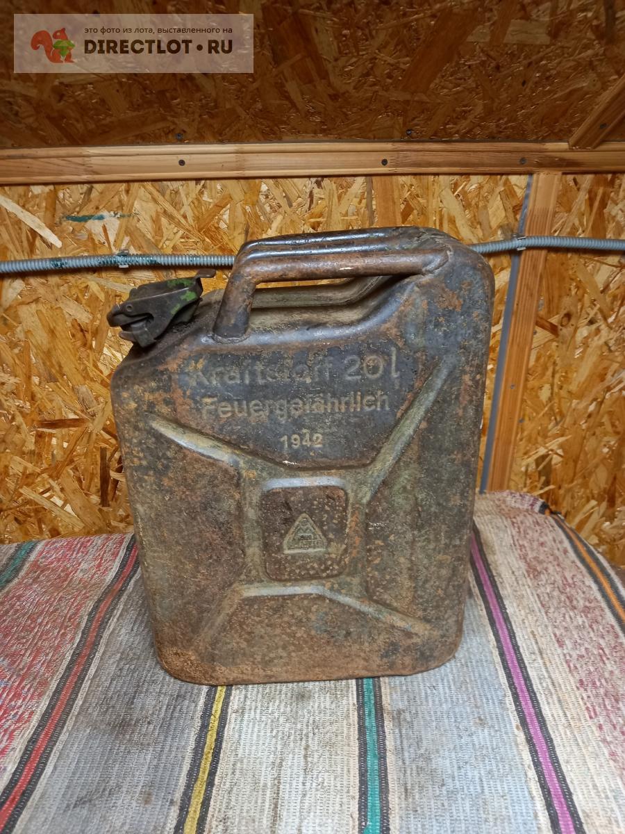 Канистра 20 литров 1942 год, Kraftstoff 20l Feuergefahrlich, не течет ...