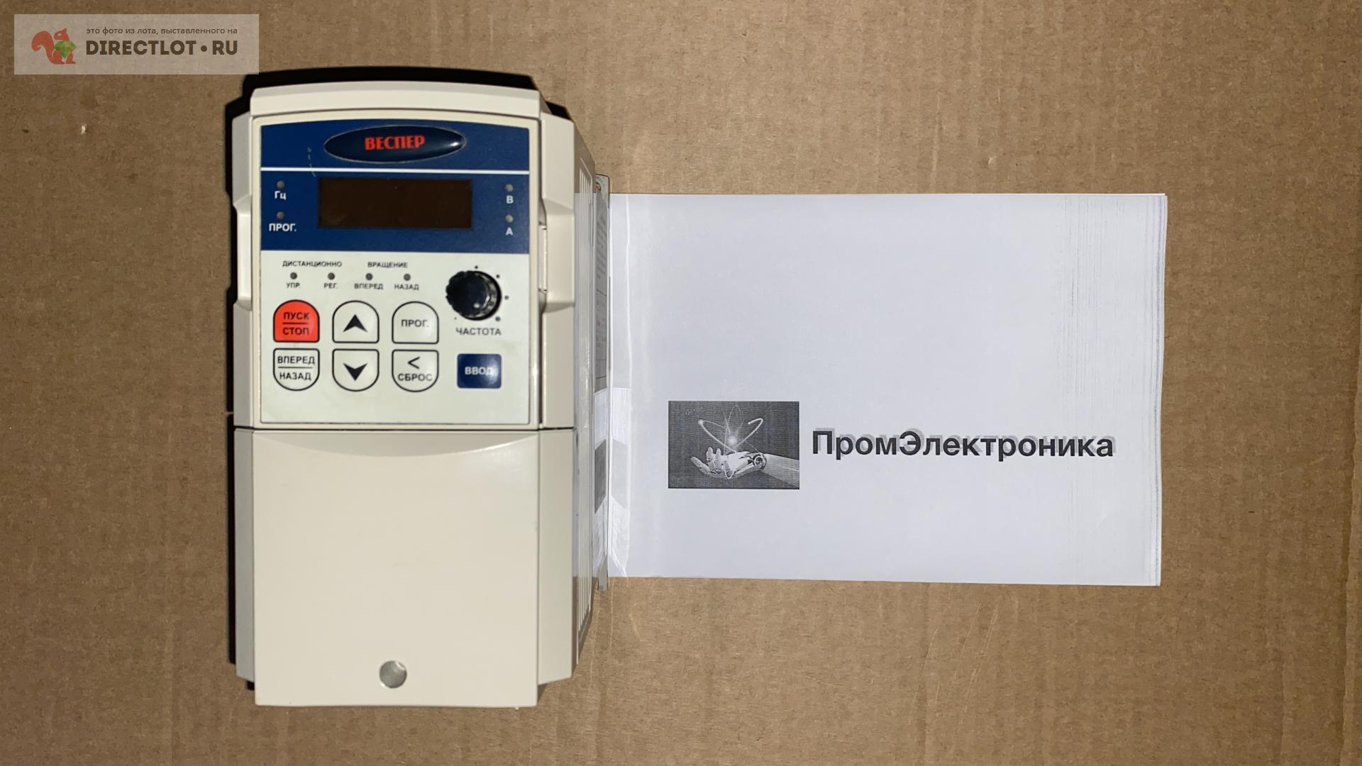 Частотный преобразователь 380 В, 1,5 кВт купить в Вологде цена 4999 Р ...