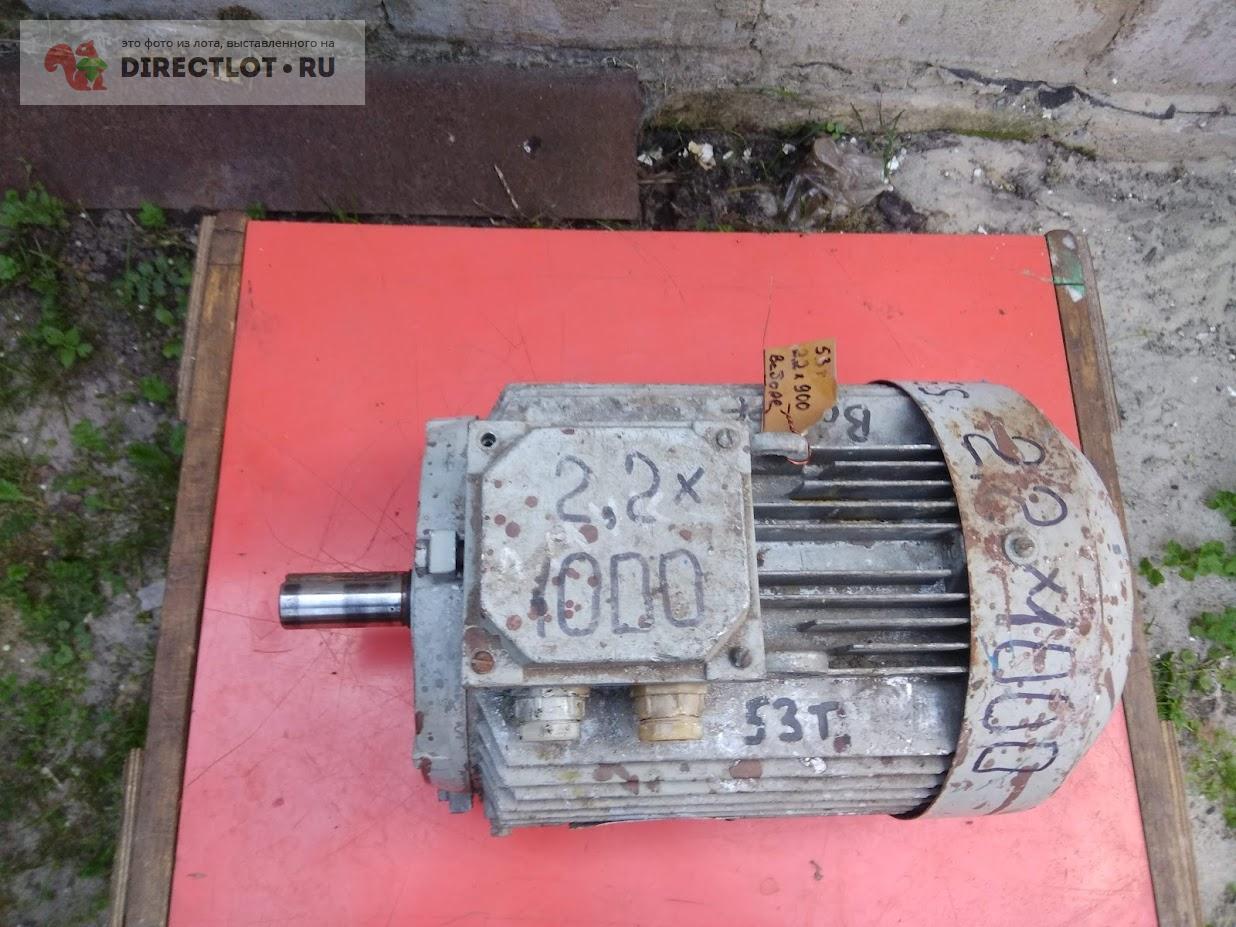 Электродвигатель асинхронный 380 вольт 2,2 кВт 1000об/мин. купить в ...