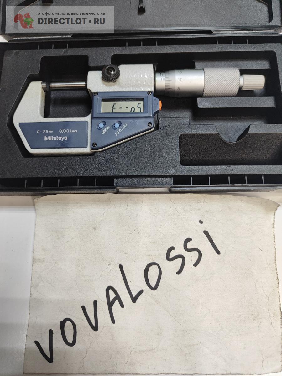 Цифровой микрометр Mitutoyo 0-25mm. 0.001mm купить в Краснодаре цена ...