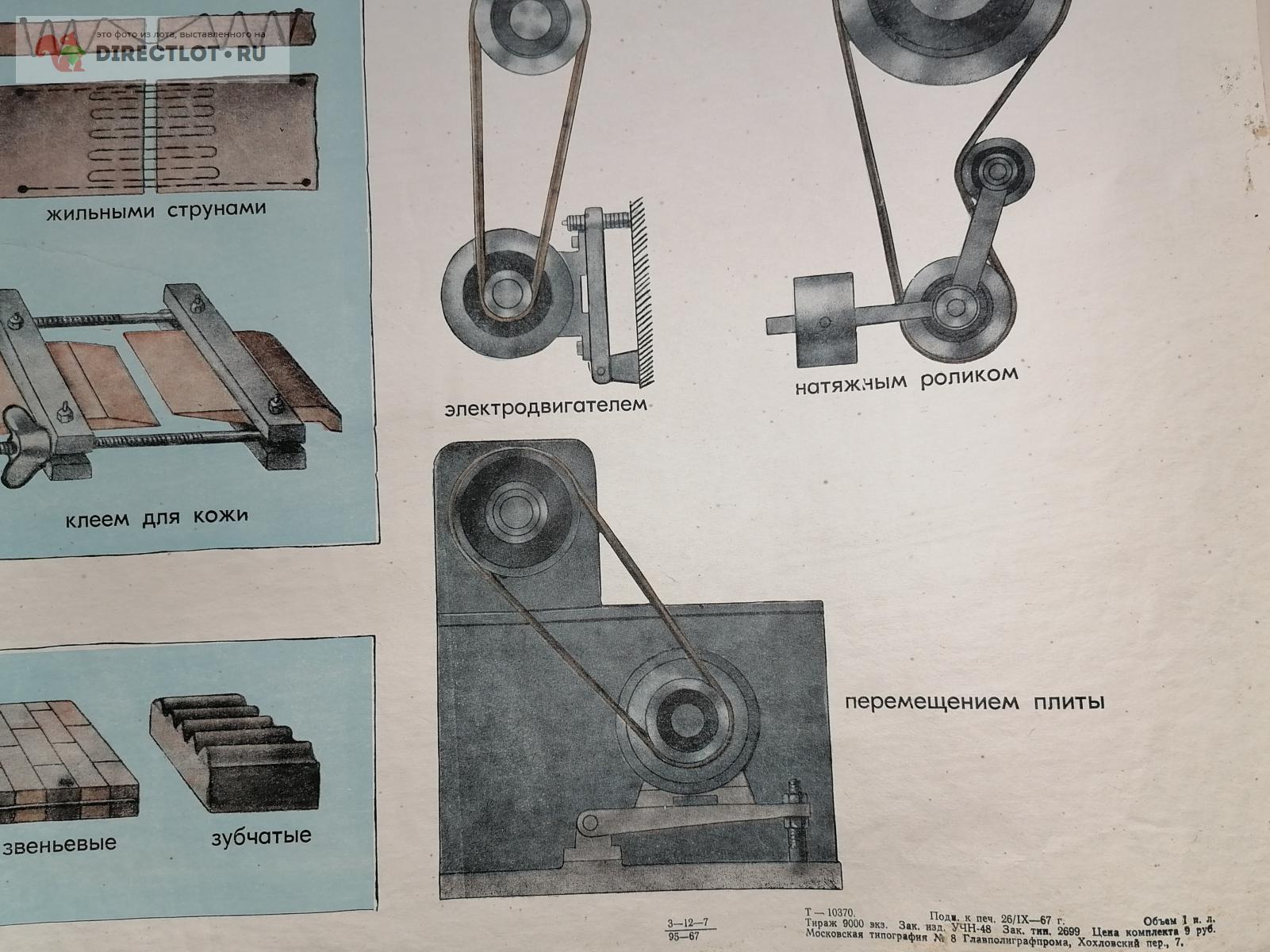 Плакат №17 Ременные передачи Серия Основы сборки машин купить в Самаре цена  275 Р на DIRECTLOT.RU - Книги по теме работы с металлом и материалами продам