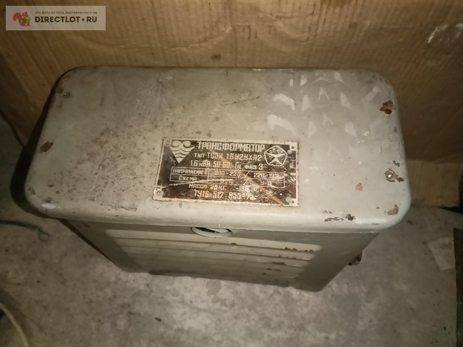 Трансформатор ТСЗИ 1,6у2ухл2 1,6кВА 50-60Гц 3 фаз 380/220 ---220/127в ...