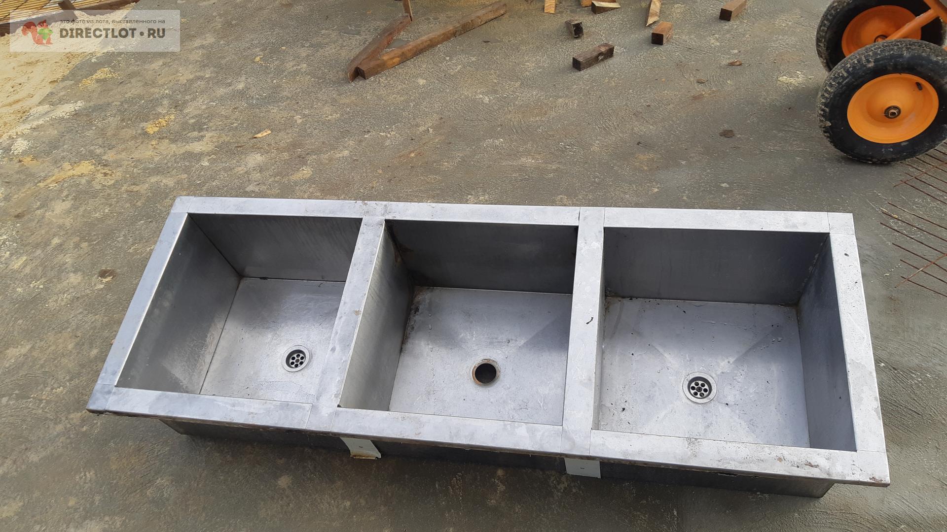 Ванна моечная нержавейка 3в1 , 52 литра в каждой купить в Орле цена ...