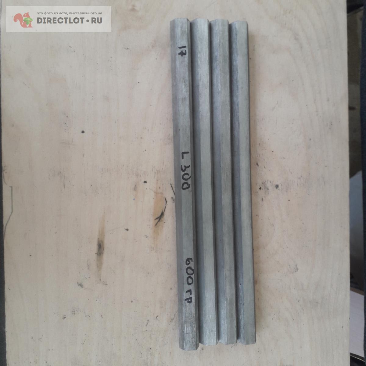 Шестигранник нержавейка 17 мм , L - 300 мм . ( 600 гр ) . Aisi 304 ...