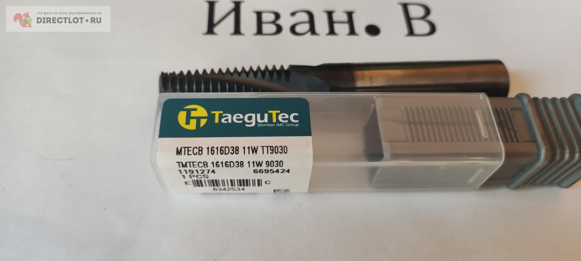 Резьбофреза дюймовая 11 ниток на дюйм с отверстием сож MTECB 1616D38 ...